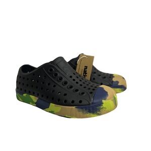 NATIVE Boys Jefferson‎ Shoes Black K Mk shoes Toddler Size C8 Sneakers